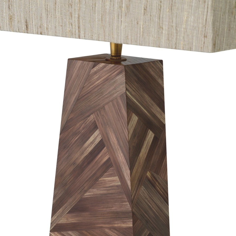 Gaultier bordslampa brun/beige 71 cm