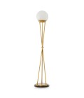 Izzy floor lamp antique brass/alabaster 140 cm