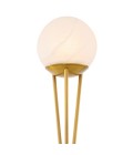 Izzy floor lamp antique brass/alabaster 140 cm