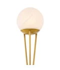 Izzy golvlampa antikmässing/alabaster 140 cm
