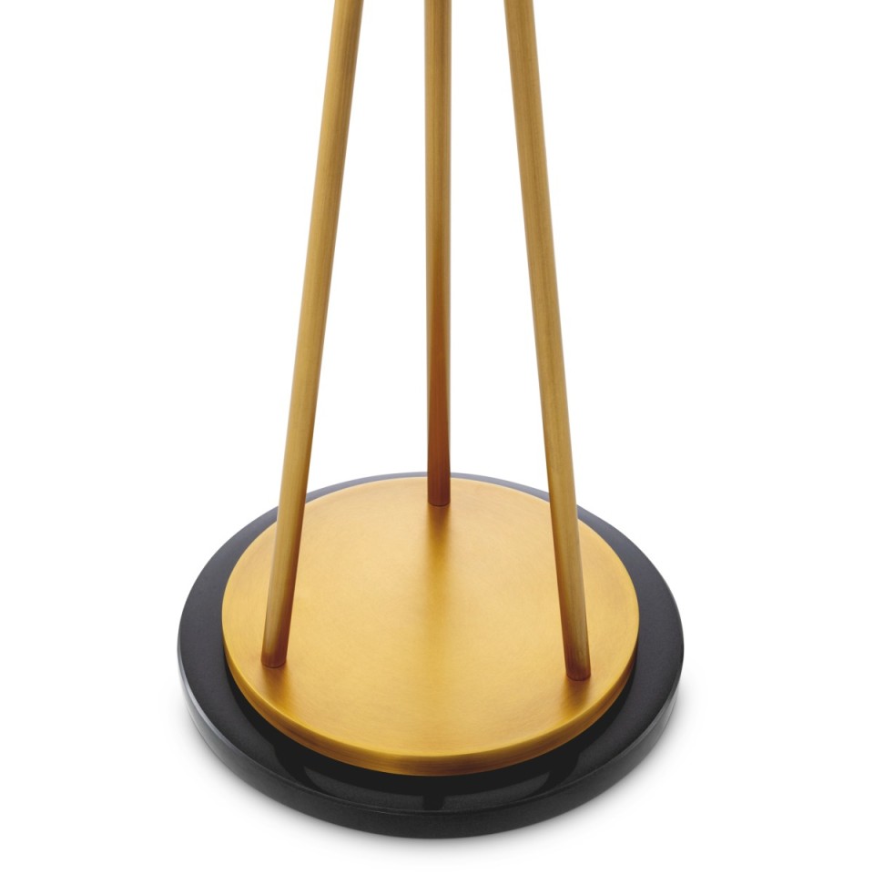 Izzy floor lamp antique brass/alabaster 140 cm