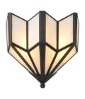 Victory vägglampa brons/vitt 41,5 cm