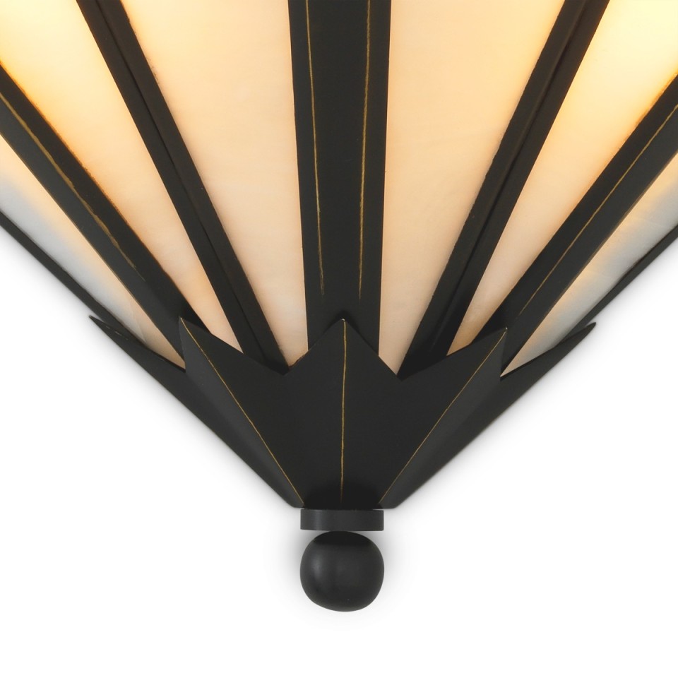 Victory vägglampa brons/vitt 41,5 cm