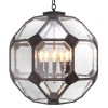 Olympia L ljuskronan brons/klart glas 80 cm