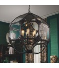 Olympia L ljuskronan brons/klart glas 80 cm