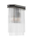 Estela vägglampa brons/klart glas 37 cm