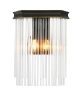 Estela vägglampa brons/klart glas 37 cm