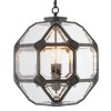 Olympia S ljuskrona brons/klart glas 60 cm