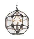 Olympia S ljuskrona brons/klart glas 60 cm