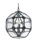 Olympia S ljuskrona brons/klart glas 60 cm