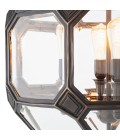 Olympia S ljuskrona brons/klart glas 60 cm