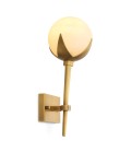 Alesa single wall light antique brass/alabaster 35 cm