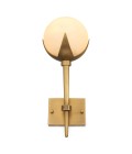 Alesa single wall light antique brass/alabaster 35 cm