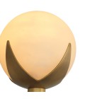Alesa single wall light antique brass/alabaster 35 cm