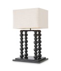 Bentley bordslampa piano svart/vitt 75 cm
