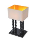 Bentley bordslampa piano svart/vitt 75 cm