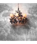 Cheverny chandelier bronze/white 90 cm