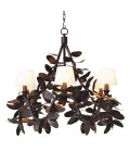 Cheverny chandelier bronze/white 90 cm