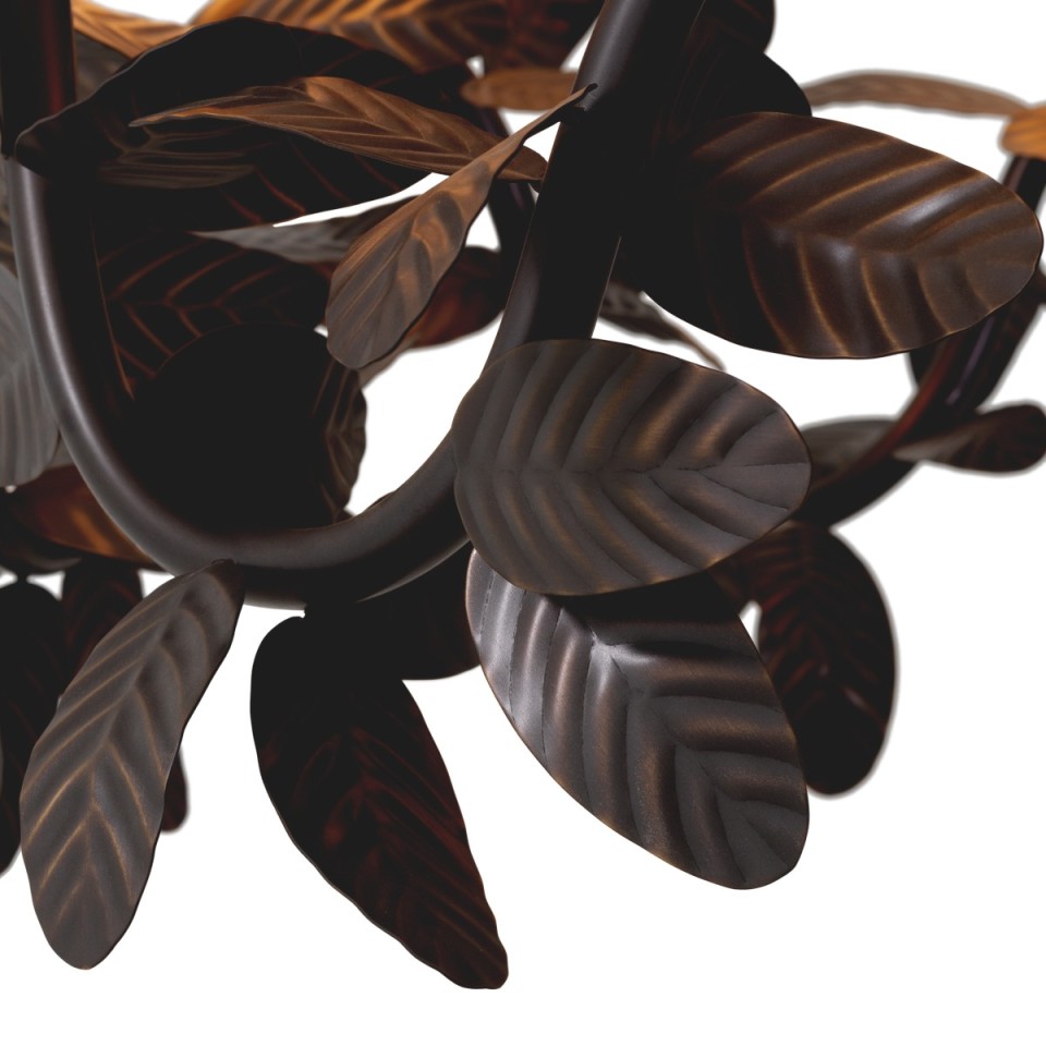 Cheverny chandelier bronze/white 90 cm