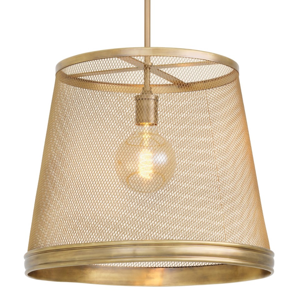 Colindale ceiling light vintage brass 50 cm