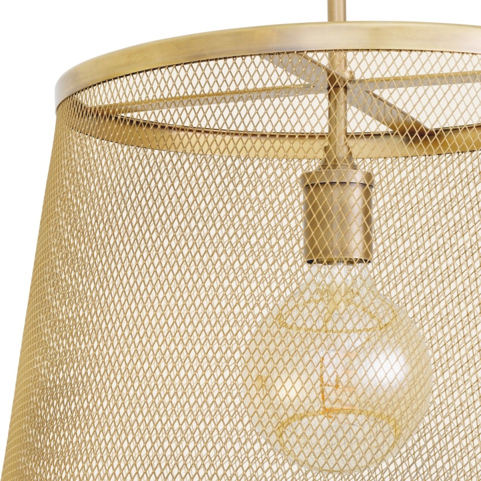 Colindale ceiling light vintage brass 50 cm