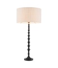 Arabella table lamp piano black/linen 112.5 cm