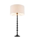 Arabella table lamp piano black/linen 112.5 cm