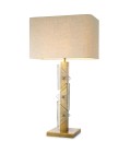 Mirabella table lamp vintage brass/glass 100 cm