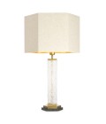 Harmonis table lamp vintage brass/glass 76 cm