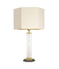 Harmonis table lamp vintage brass/glass 76 cm