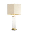 Harmonis table lamp vintage brass/glass 76 cm