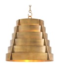 Fitzroy taklampa vintage mässing 55 cm