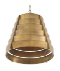 Fitzroy taklampa vintage mässing 55 cm