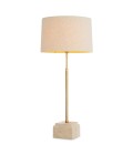 Rialta bordslampa travertin/vintage mässing 93-103 cm