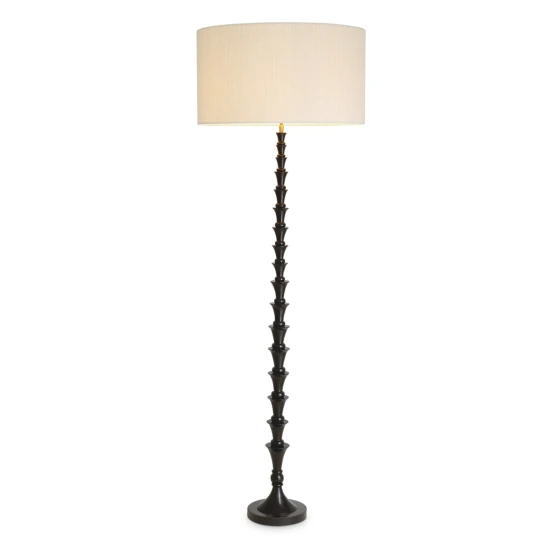 Arabella golvlampa svart/linne 162,5 cm