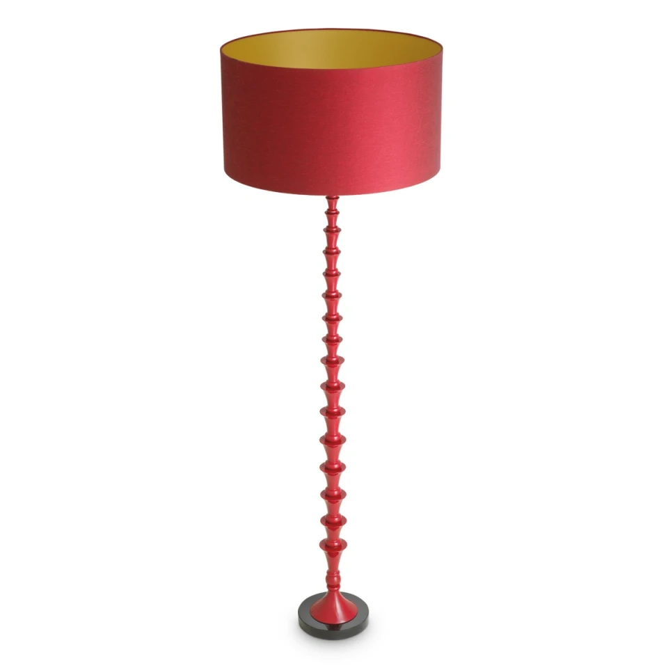 Arabella golvlampa bordeaux röd/svart 162,5 cm