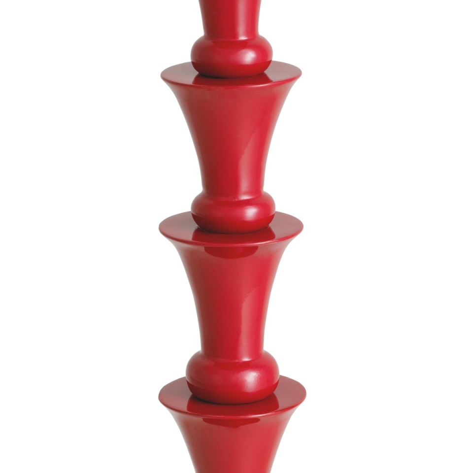 Arabella golvlampa bordeaux röd/svart 162,5 cm