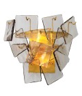 Biltmore vägglampa antikmässing/ljusrökglas 31 cm