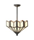 Victory taklampa brons/vitt 45 cm