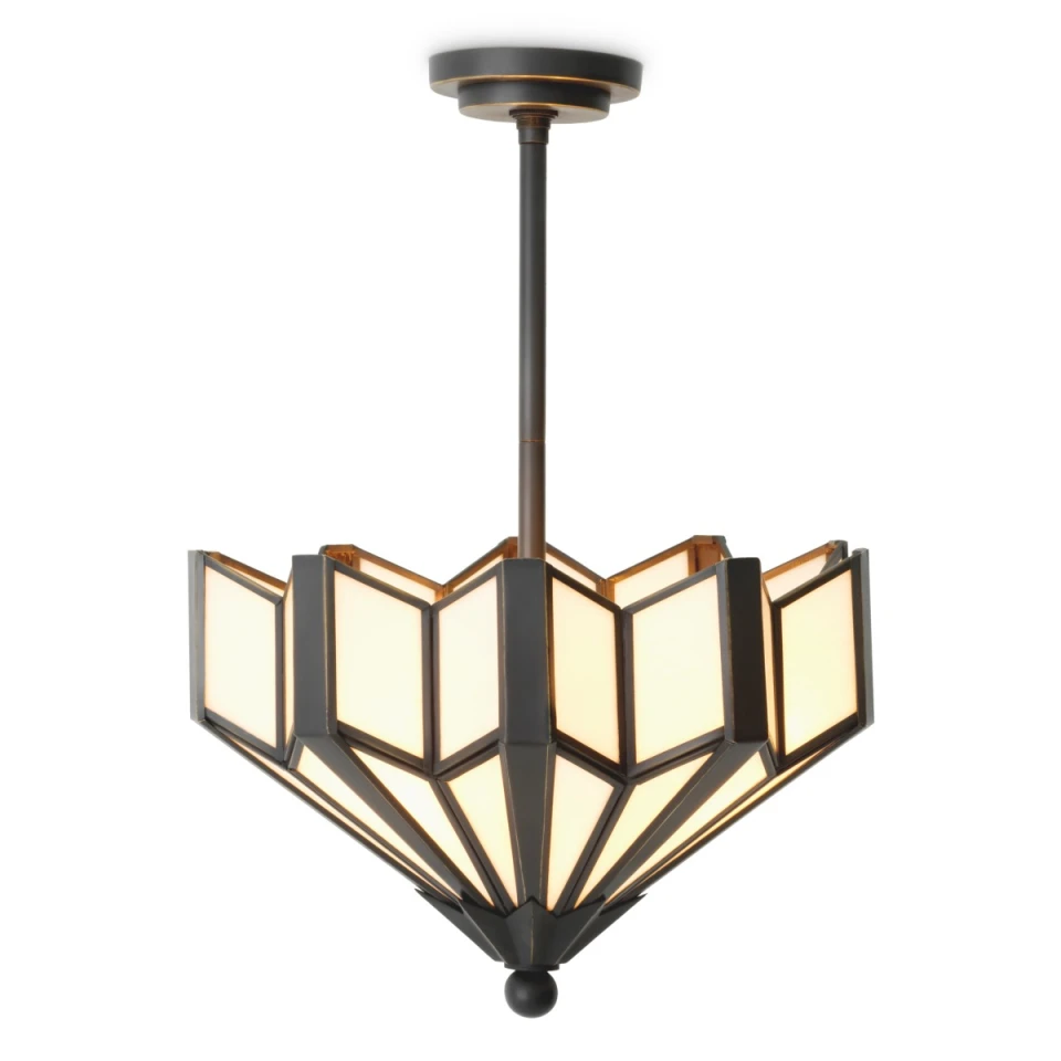 Victory taklampa brons/vitt 45 cm