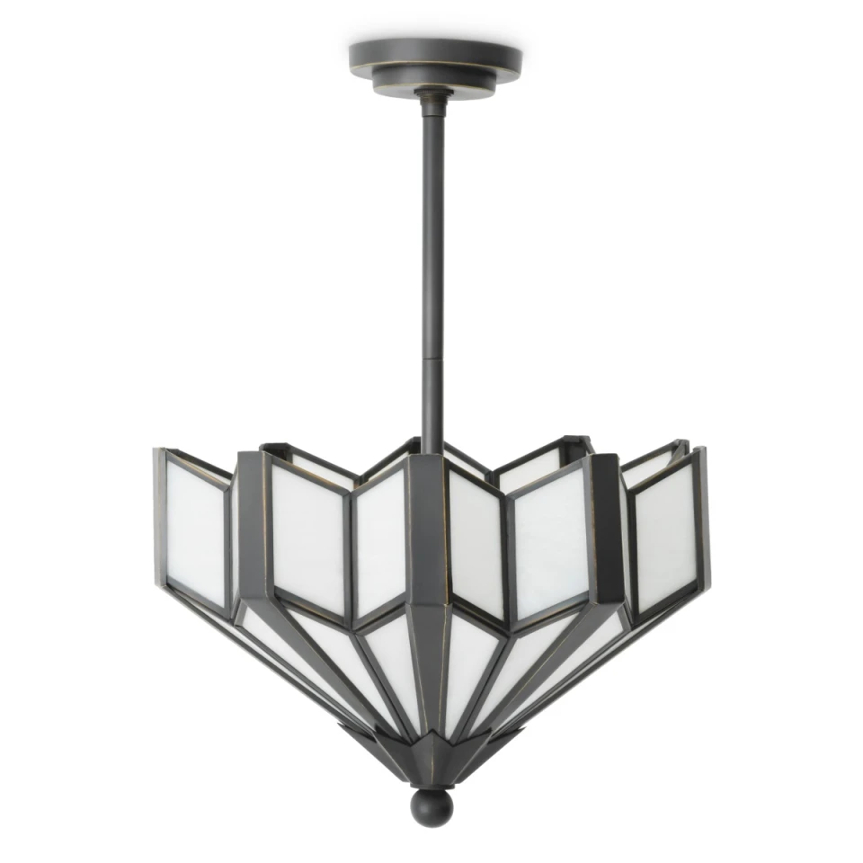 Victory taklampa brons/vitt 45 cm