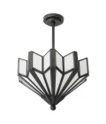 Victory taklampa brons/vitt 45 cm