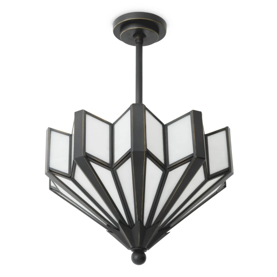 Victory taklampa brons/vitt 45 cm