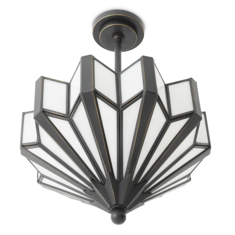 Victory taklampa brons/vitt 45 cm