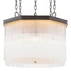 Estela takkrona brons/klart glas 60 cm