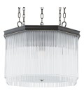 Estela takkrona brons/klart glas 60 cm