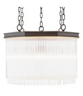 Estela takkrona brons/klart glas 60 cm