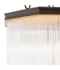 Estela takkrona brons/klart glas 60 cm
