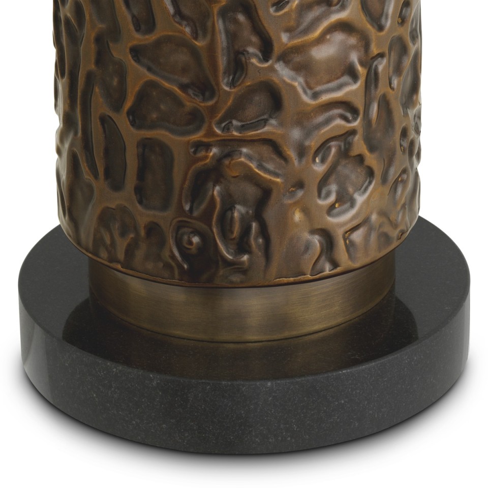 Belvoir bordslampa brons/kräm 76 cm
