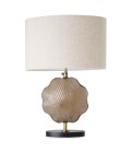 Nuria table lamp vintage brass/glass 69 cm